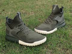 Adidas Tubular X Prime knit Shadow Green Running casual shoes