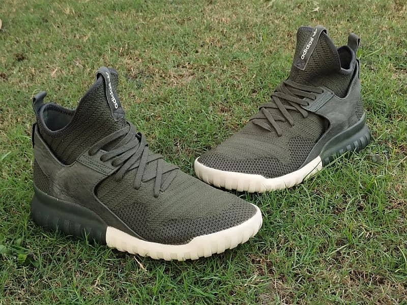 Adidas Tubular X Prime knit Shadow Green Running casual shoes 0