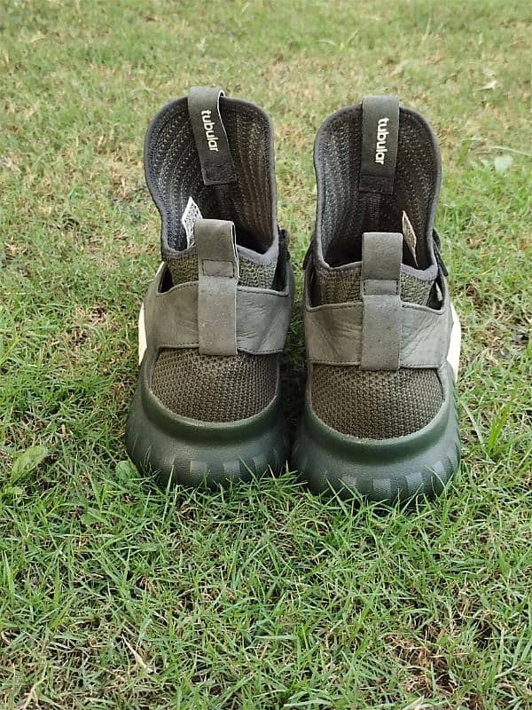 Adidas Tubular X Prime knit Shadow Green Running casual shoes 4