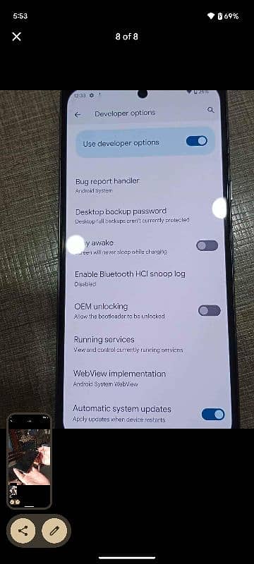 Google pixel 7 OEM unlock 0