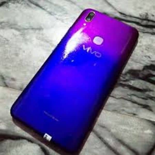 03237004371 vivo Y85A Aqua Purple color fingerprint face id ok 6