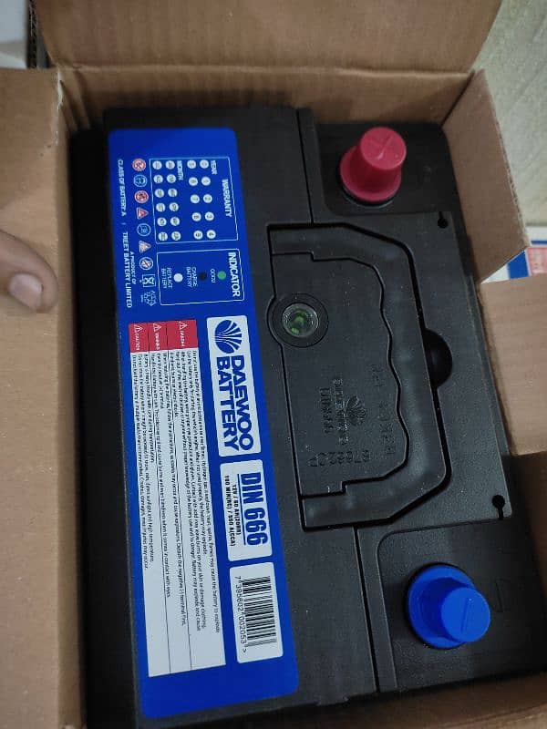 Daewoo Battery Din 666 Kia, MG, Hyundai, Suzuki, Daihatsu, Toyota 3