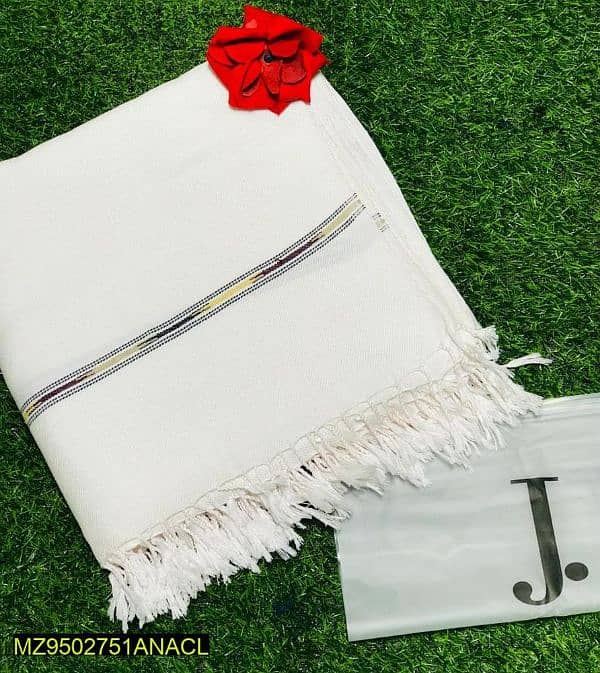 J° Original white beautiful shawl for men. 0