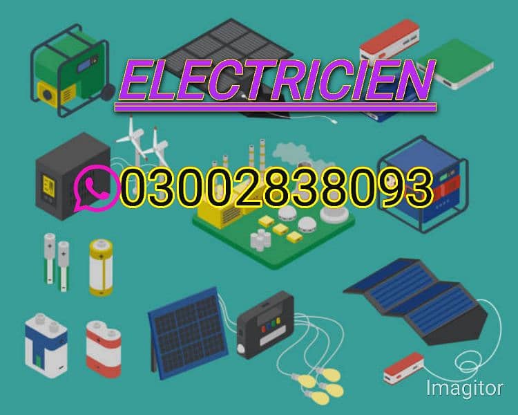 ELECTRICIEN AVAILABLE,HOME APPLIANCE REPAIR SERVICE,SOLLLER INSTALLED, 0