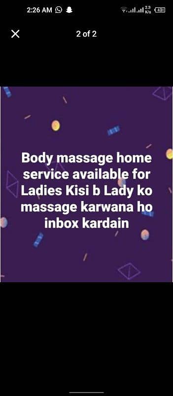 Home Service only female karachi 0