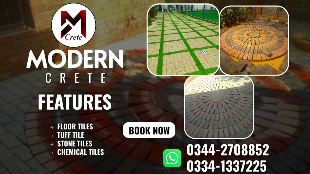 Paver, Tuff Tiles 03442708852 (76sft) 0