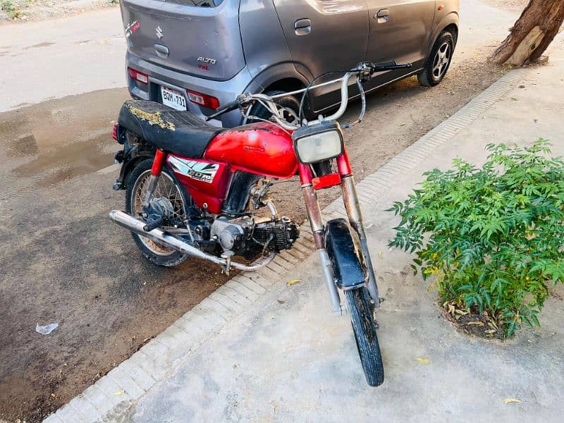 Honda 70 Karachi number 0