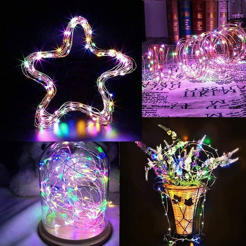 Fairy RGB Led String Lights with Remote16 Colors Changing USB Powered 9