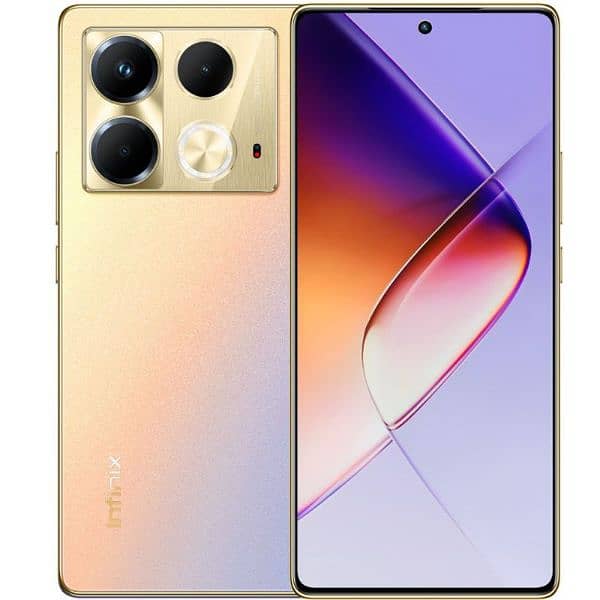 Infinix Note 40 gold color 0