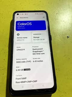 Oppo F19 10/10 Family use phone 8/128 with Box