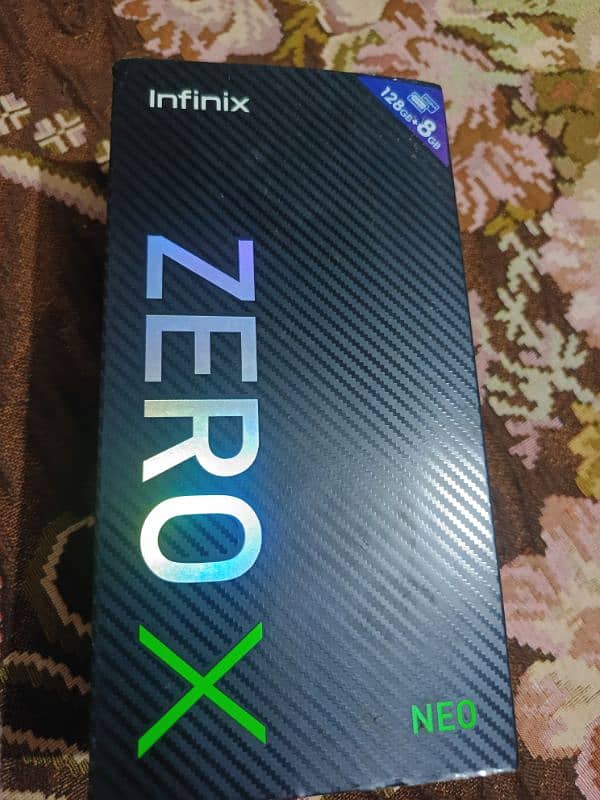 infinix zero X Nova 8GB RAM 128 GB memory 10 but 10 condition 0