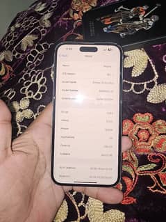 IP 14 pro Max  256 GB back glass tuta hua hai PTA approve