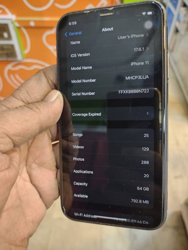 Iphone 11 64gb Jv Non pta 0