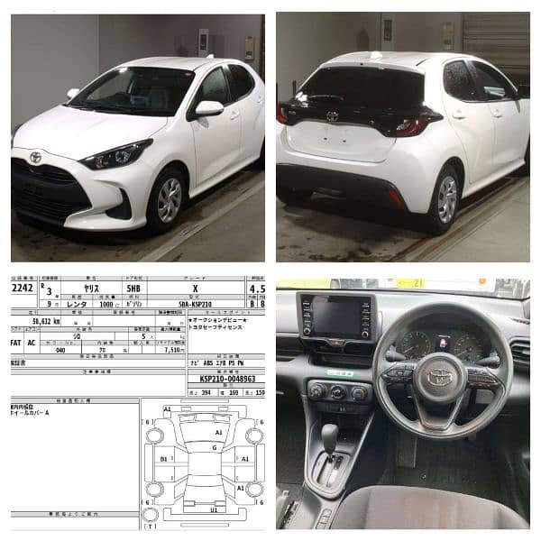 Toyota Yaris 2021 White 4.5 Grade Black 4 Grade 15