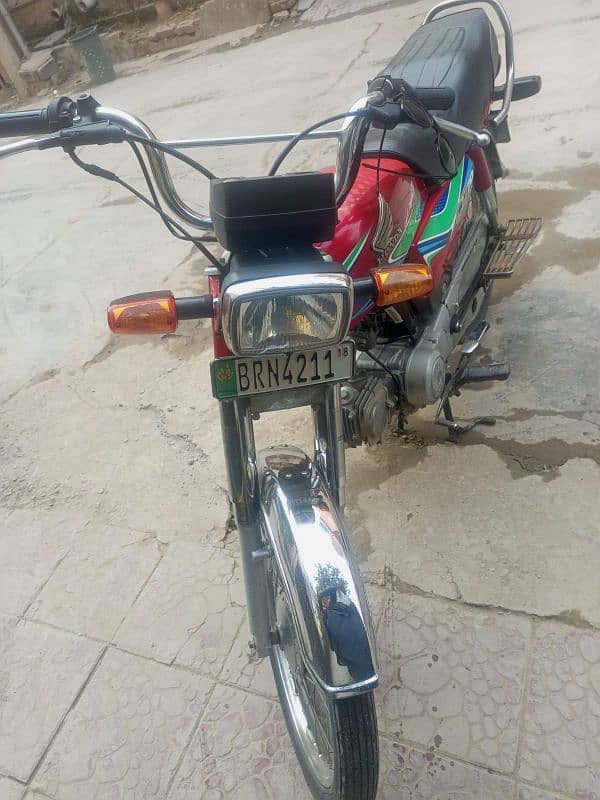 Honda cd 70 2018 model in excellent condition 1