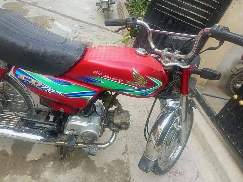 Honda cd 70 2018 model in excellent condition 4