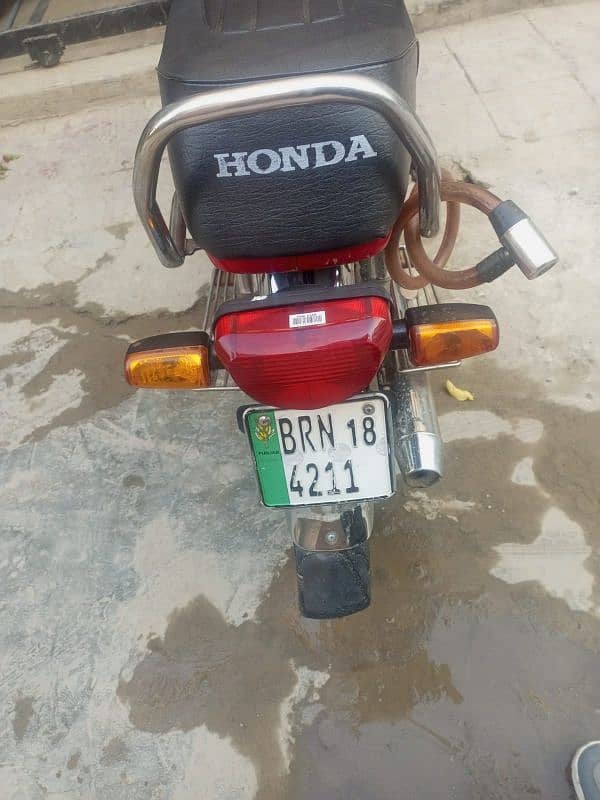 Honda cd 70 2018 model in excellent condition 5