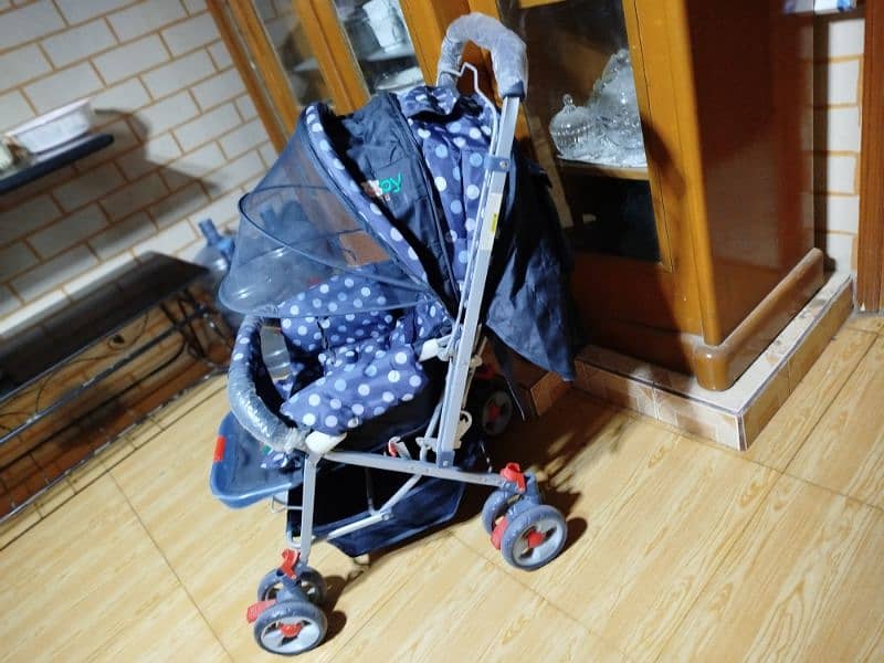 Just Used Few Months Baby World Stroller/Pram - Excellent Condition 4