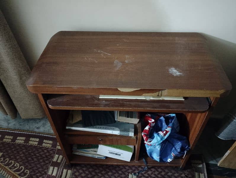 Small Centre Table & Small Study Trolley Good Condition 1