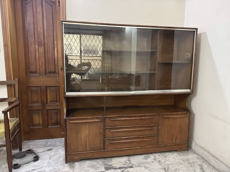 Wooden Showcase Rs 18,000. 1