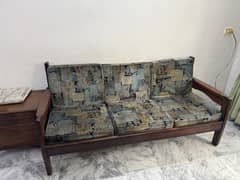 Wooden Sofa for sale. Used Like New. Rs 18,000