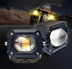 2 Pcs Wide Lens Bike Headlight