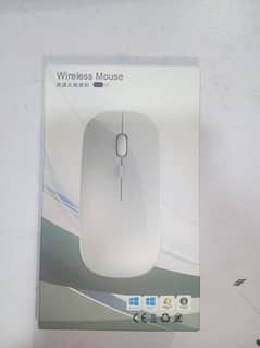 WireLess Mouse Chargeable With Dual Option USB & Bluetooth