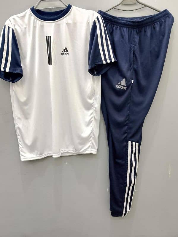 2 pice men dry fit plain track suit 1