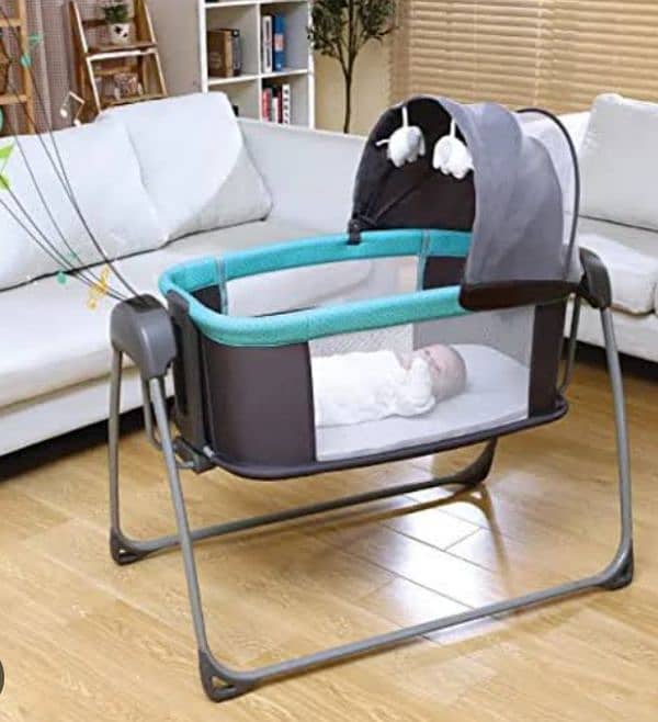 Deluxe 4 in 1 baby swing cot 0