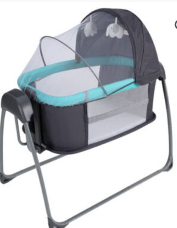 Deluxe 4 in 1 baby swing cot 2