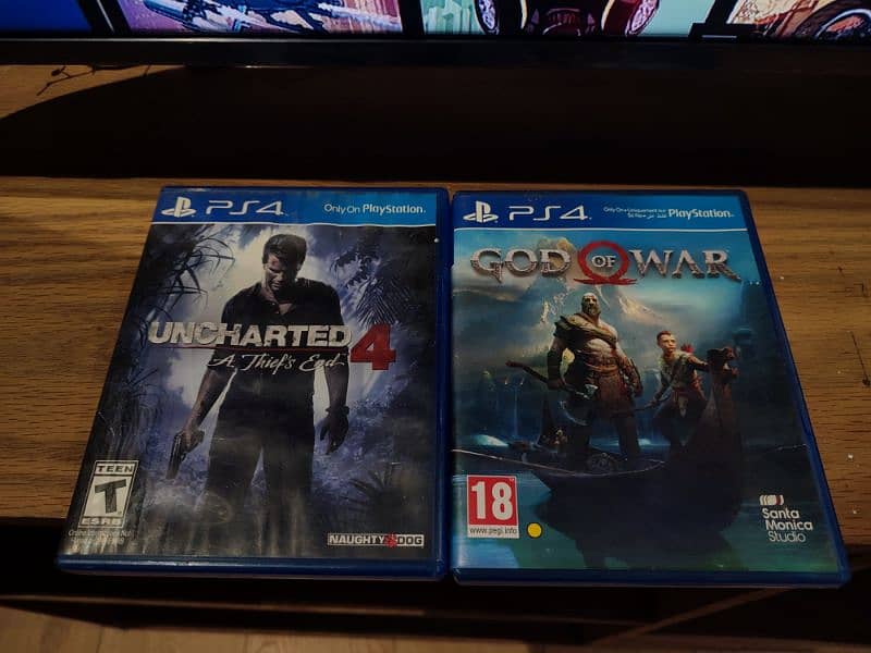 PS4 Slim (500GB) with 2 controllers and 7 Games 1