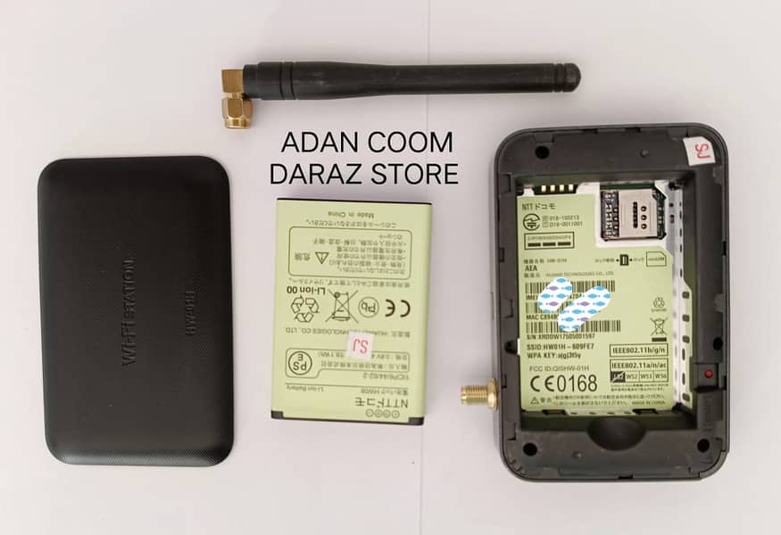 Docomo HW-01H with 4750mAh Battery - High-Performance Antina Port 2