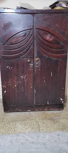 2 wooden door Almari