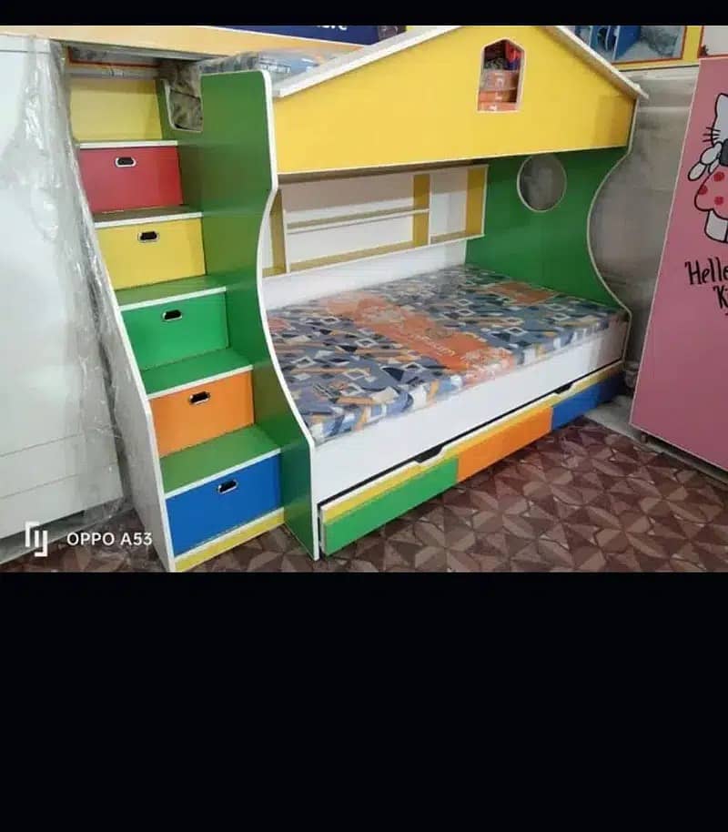 Bunk bed / kids furniture / baby cot / kids bed / 03096188378 3