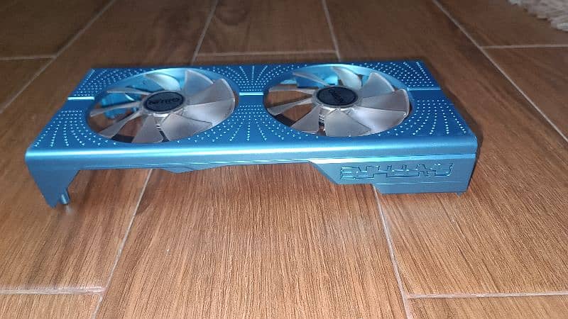 Sapphire Rx 590 blue edition complete body ( front+back plate+fans ) 2