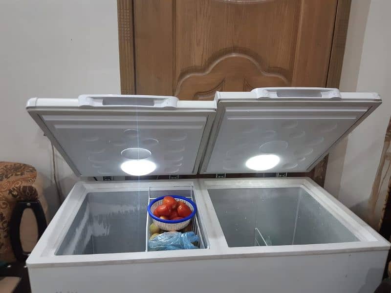 Haier Double door freezer. 1