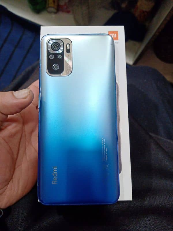 Redmi Note 10 S 6/128 GB with Box chargar condition very well 0