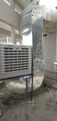 evaporative duct Cooler and ducting