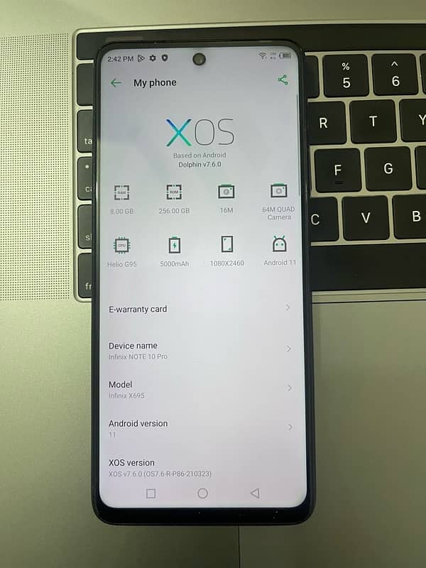 infinix note 10 pro 8/256 4