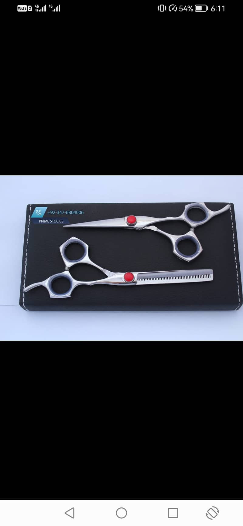 Hair Professional Hairdressing Scissors Thinning Barber scissors set 0