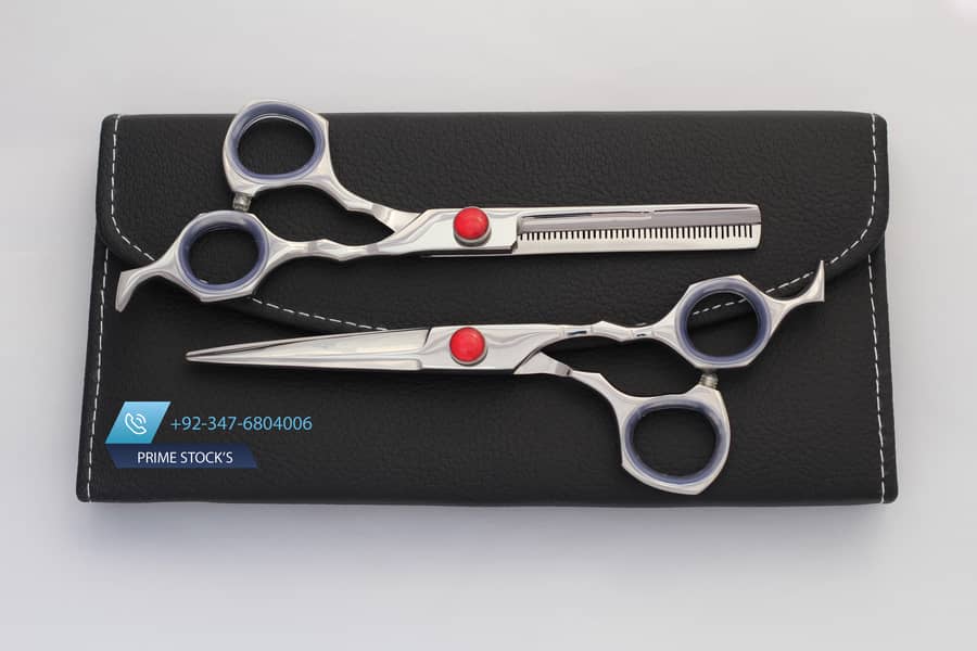 Hair Professional Hairdressing Scissors Thinning Barber scissors set 1