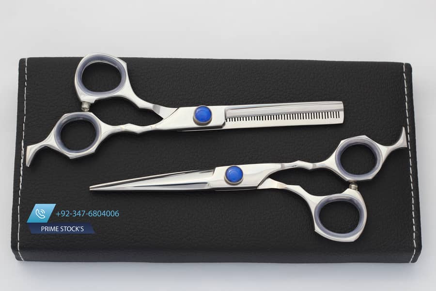 Hair Professional Hairdressing Scissors Thinning Barber scissors set 4