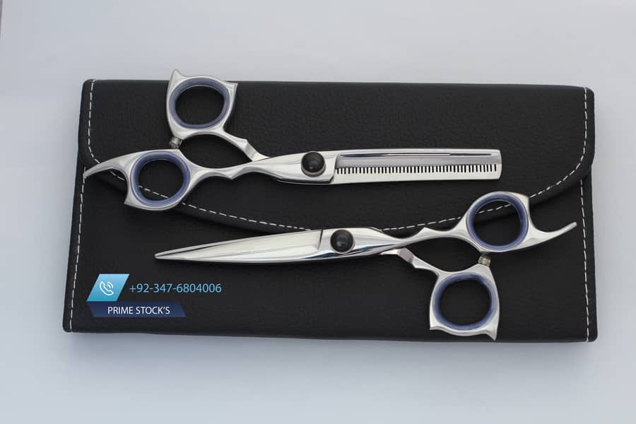 Hair Professional Hairdressing Scissors Thinning Barber scissors set 5