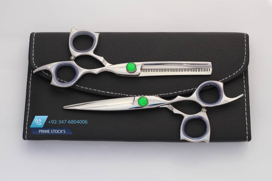 Hair Professional Hairdressing Scissors Thinning Barber scissors set 7