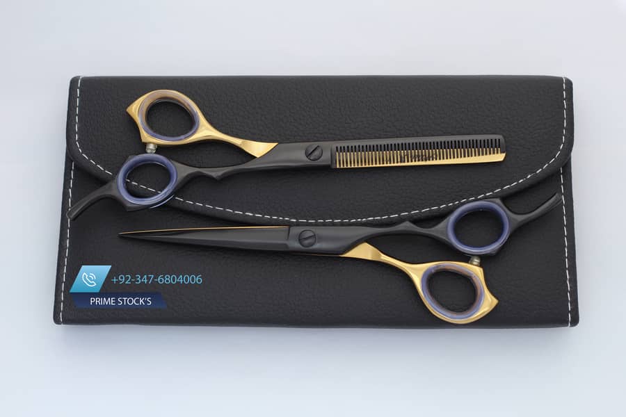 Hair Professional Hairdressing Scissors Thinning Barber scissors set 10