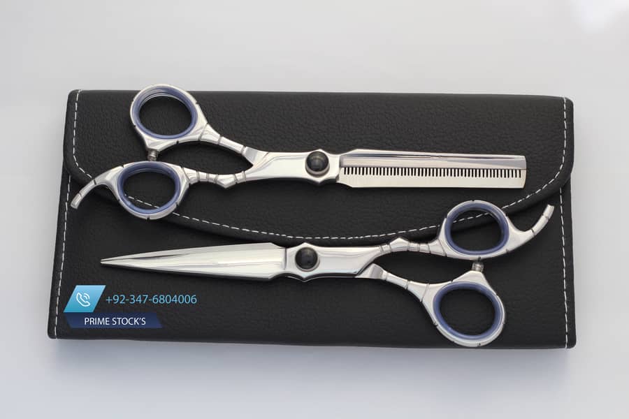 Hair Professional Hairdressing Scissors Thinning Barber scissors set 11