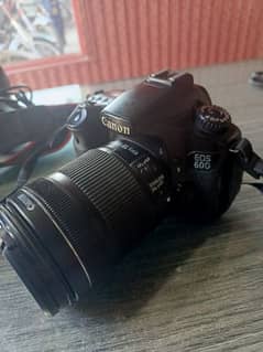 60D canon camera with 18.135 stm lens for sale