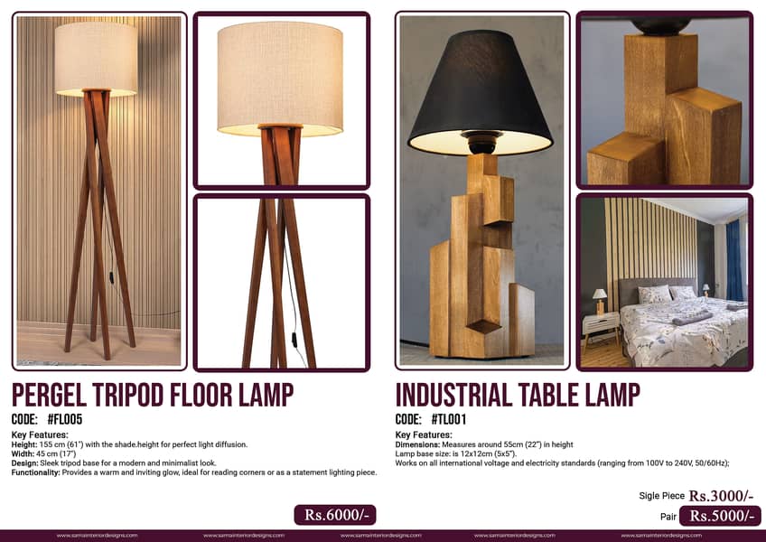 Wooden lamps For Sell we are the manufacturer 3