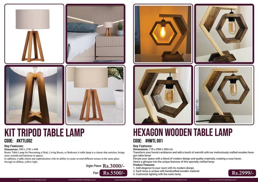 Wooden lamps For Sell we are the manufacturer 6