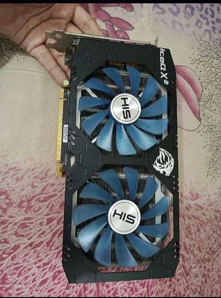 HIS RX 580 4GB Graphic Card GPU 0